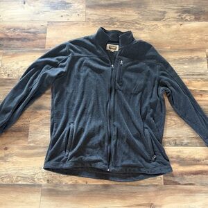 The Foundry Supply Co. Charcoal Gray Fleece Jacket